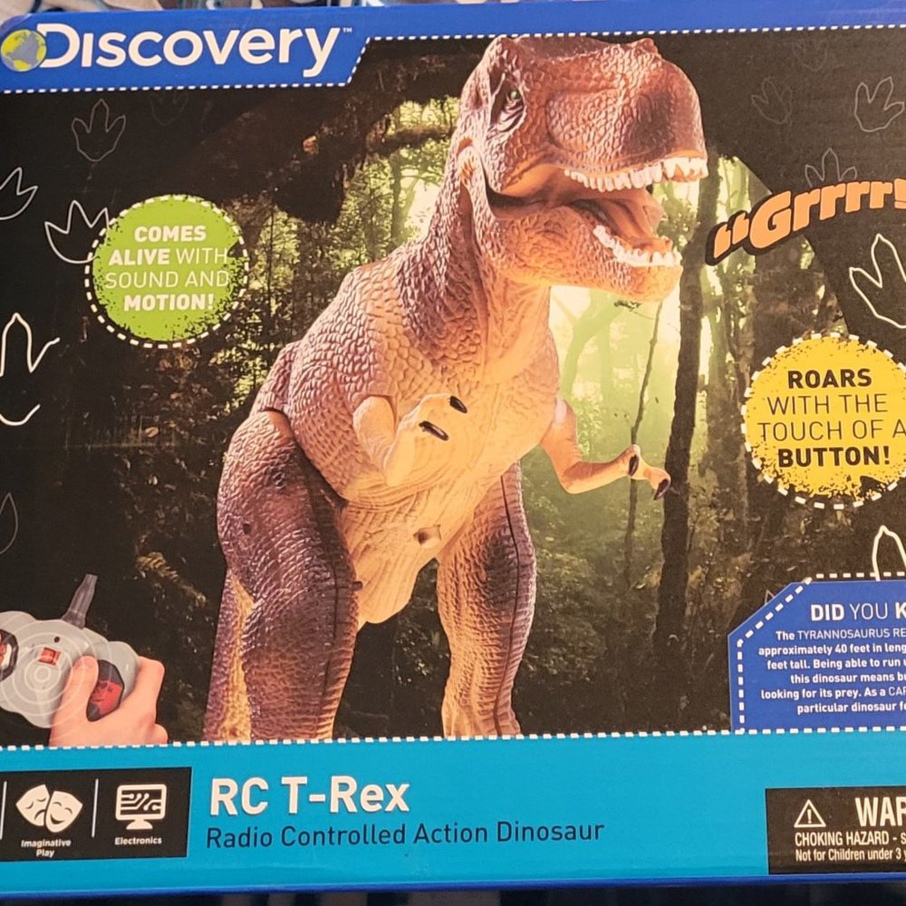 Brand NEW! Discovery RC T-Rex Radio Controlled Action Dinosaur